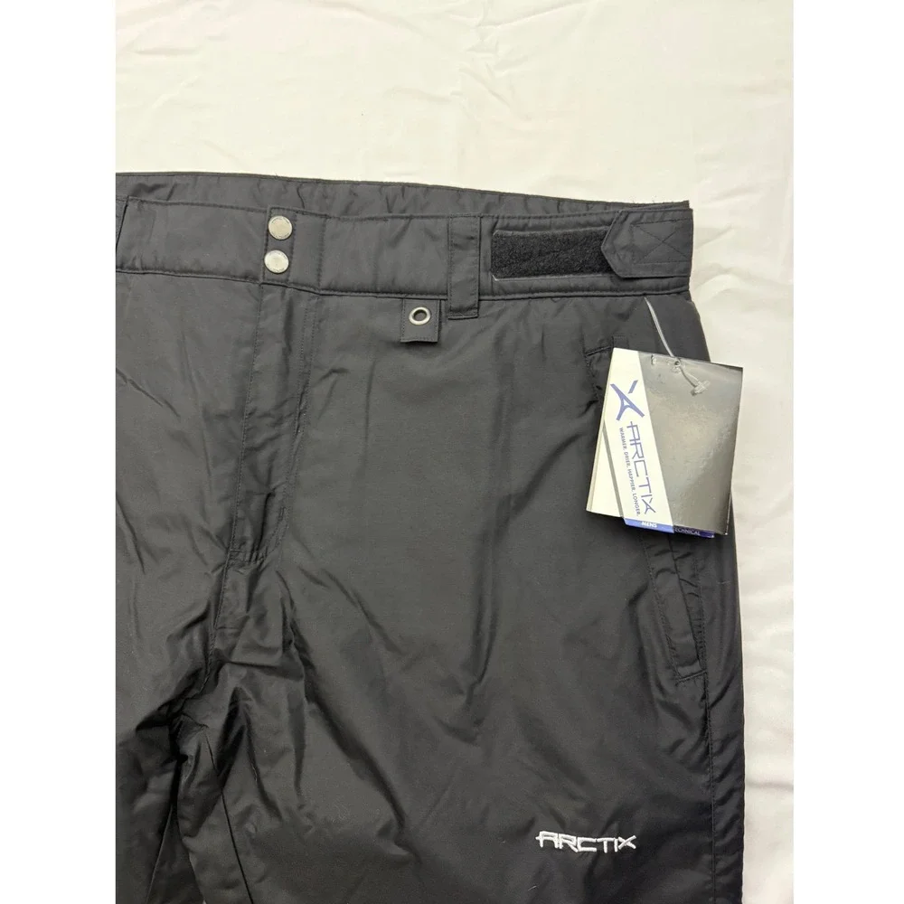 Arctix Mens Essential Insulated Snow Pants Black XL Regular Fit Ski Snowboard